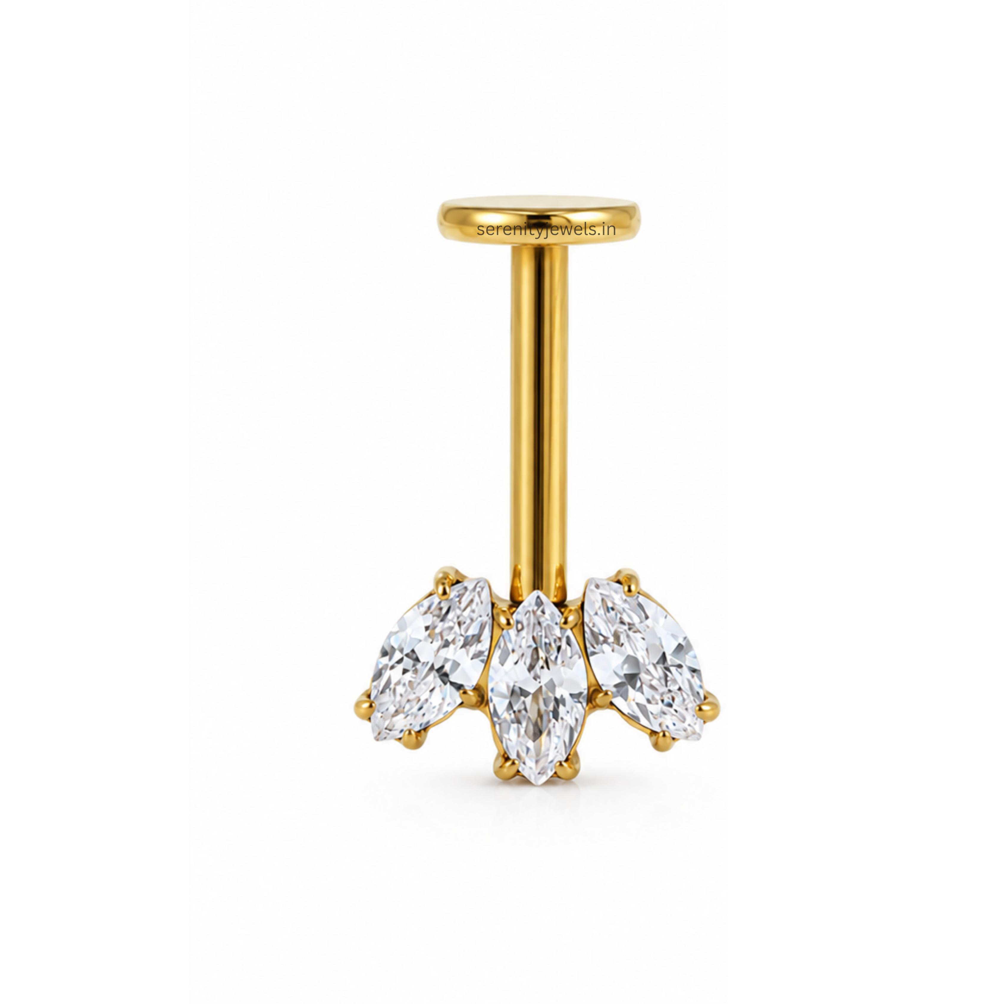 Fleur Titanium Bugadi Stud - SINGLE