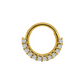 Gilded Daith Hoop Stud - SINGLE