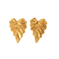 Golden Frond Earrings
