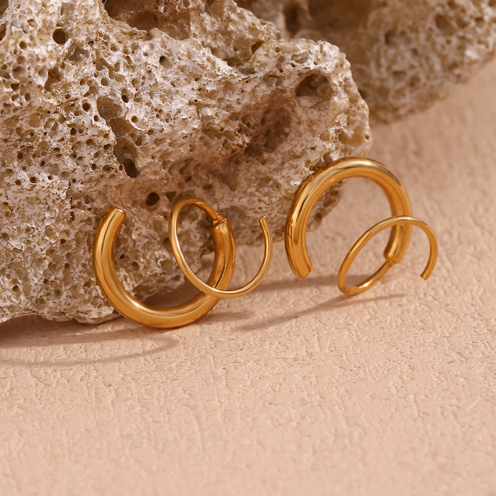 Gyro Twist Hoops