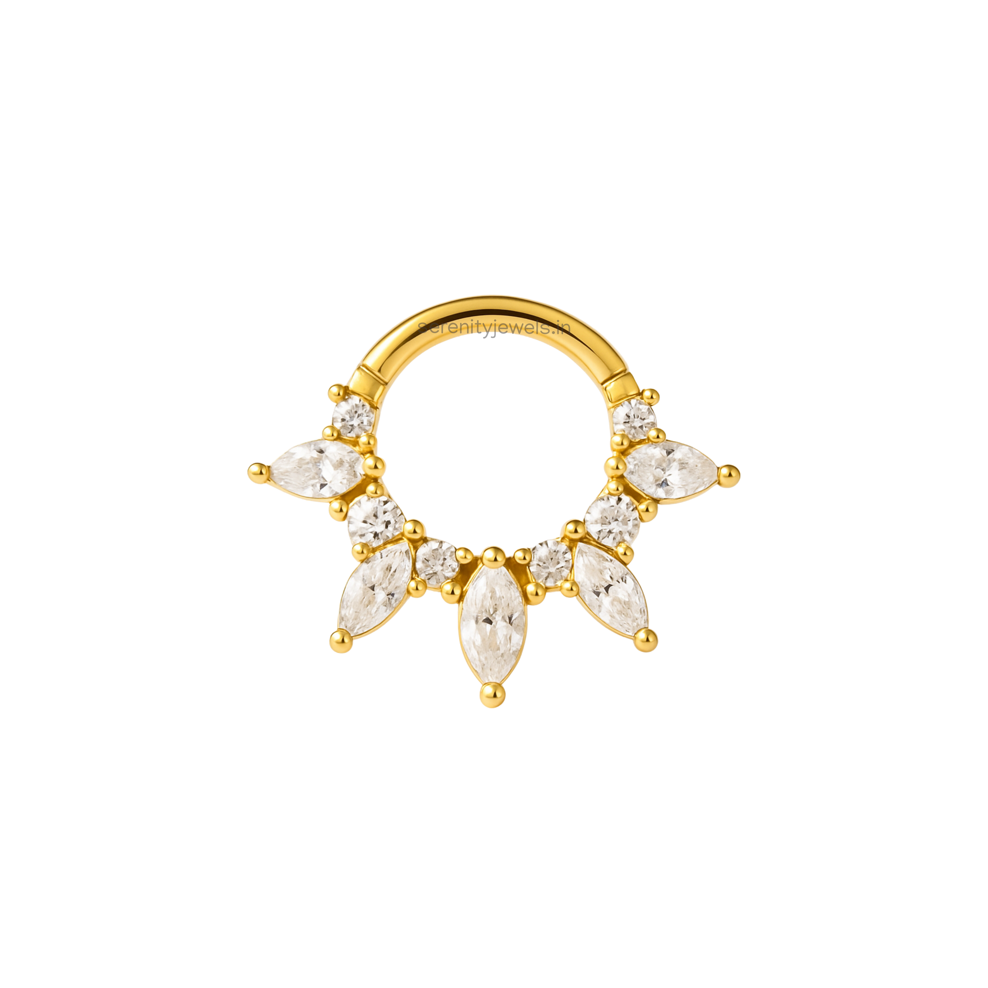 HaloRay Daith Hoop Stud - SINGLE