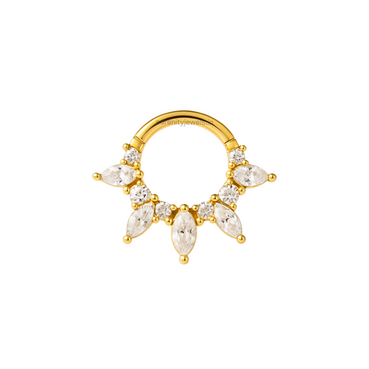 HaloRay Daith Hoop Stud - SINGLE