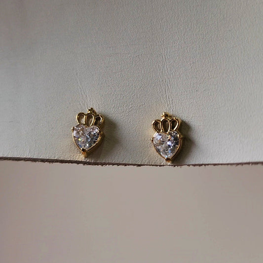 Heart Queen Studs