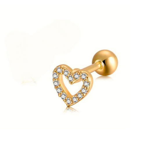 Heart studs - Pair 1 Serenity Jewels