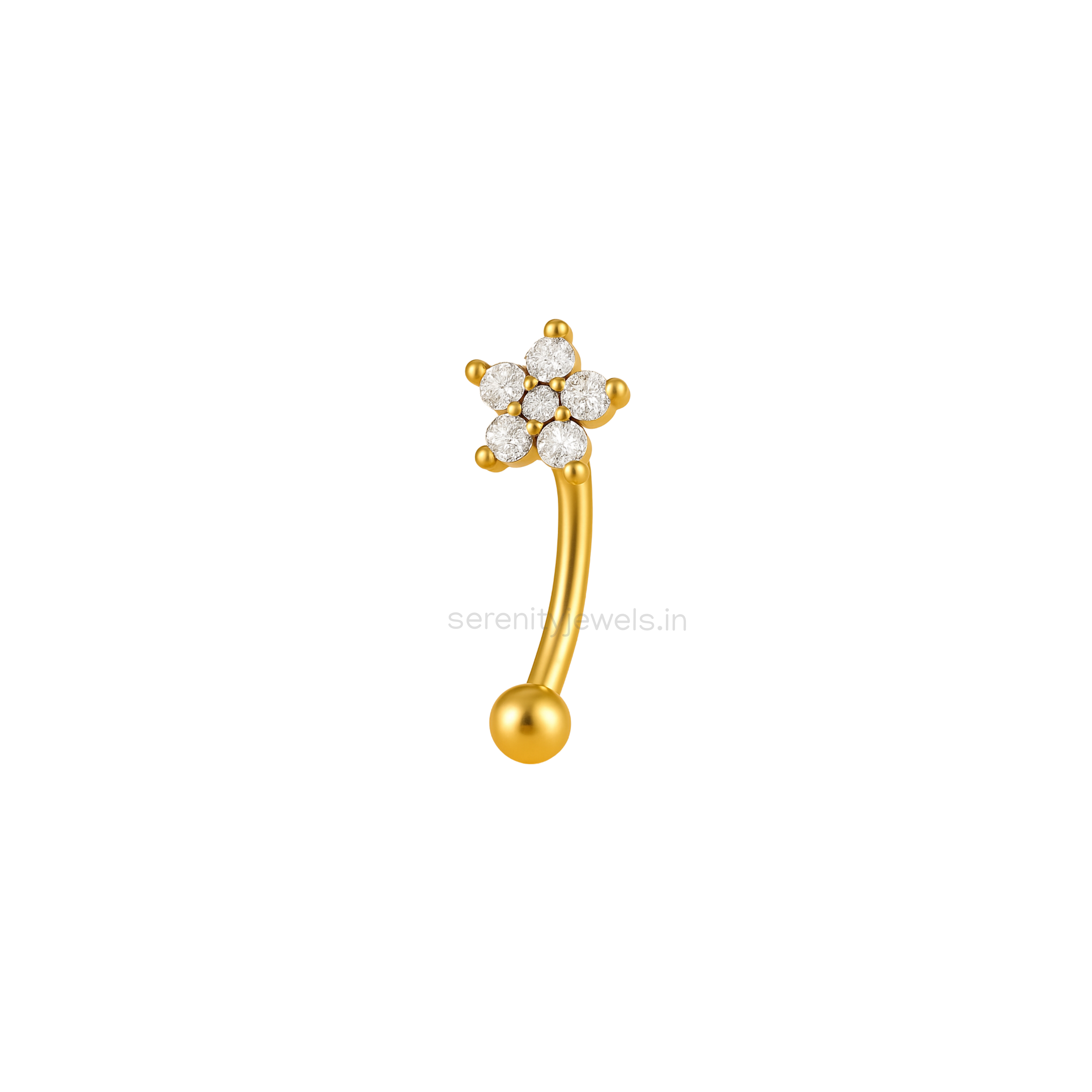 Flower Rook Stud - SINGLE
