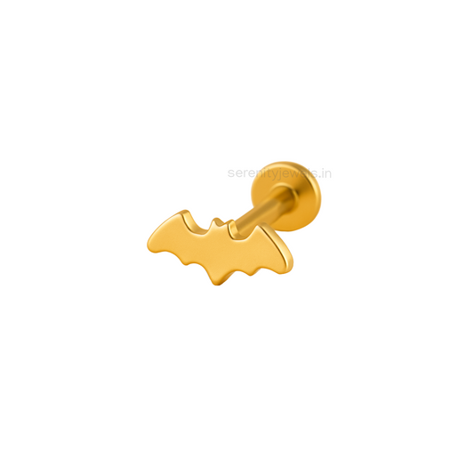 Bat Flat Studs - PAIR