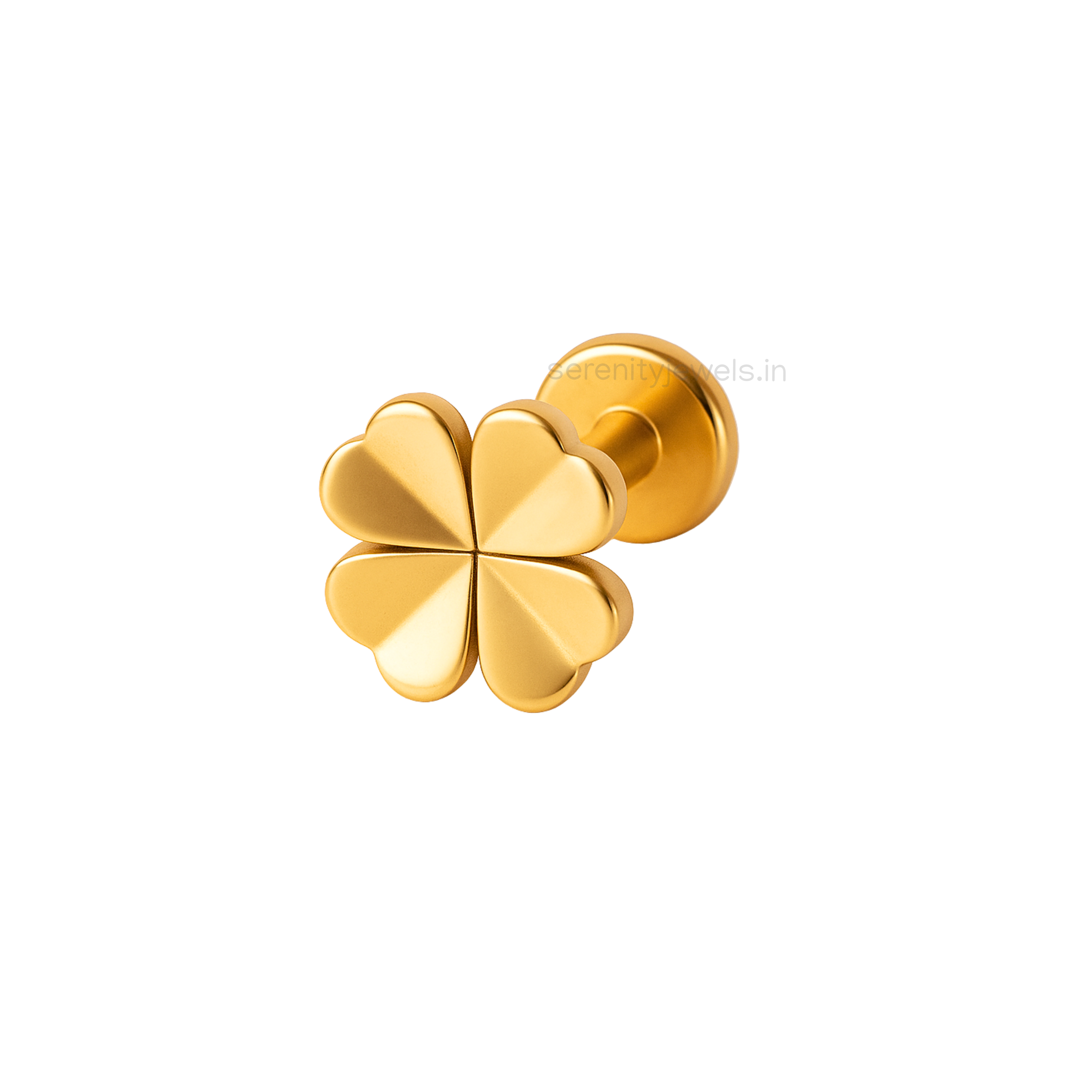 Clovera Flat Studs - PAIR