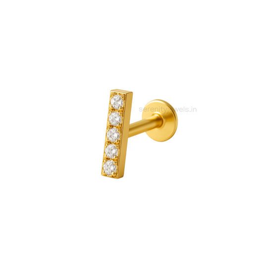 Bar Flat Studs - PAIR