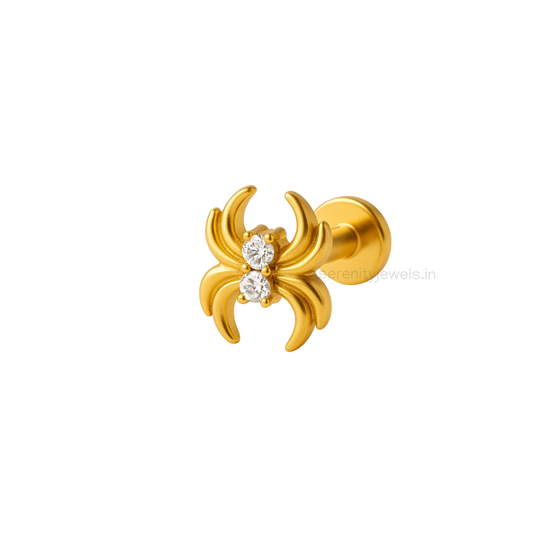 Spider Ash Flat Studs - PAIR