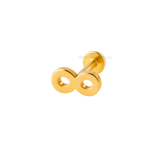 Infinity Flat Studs - PAIR