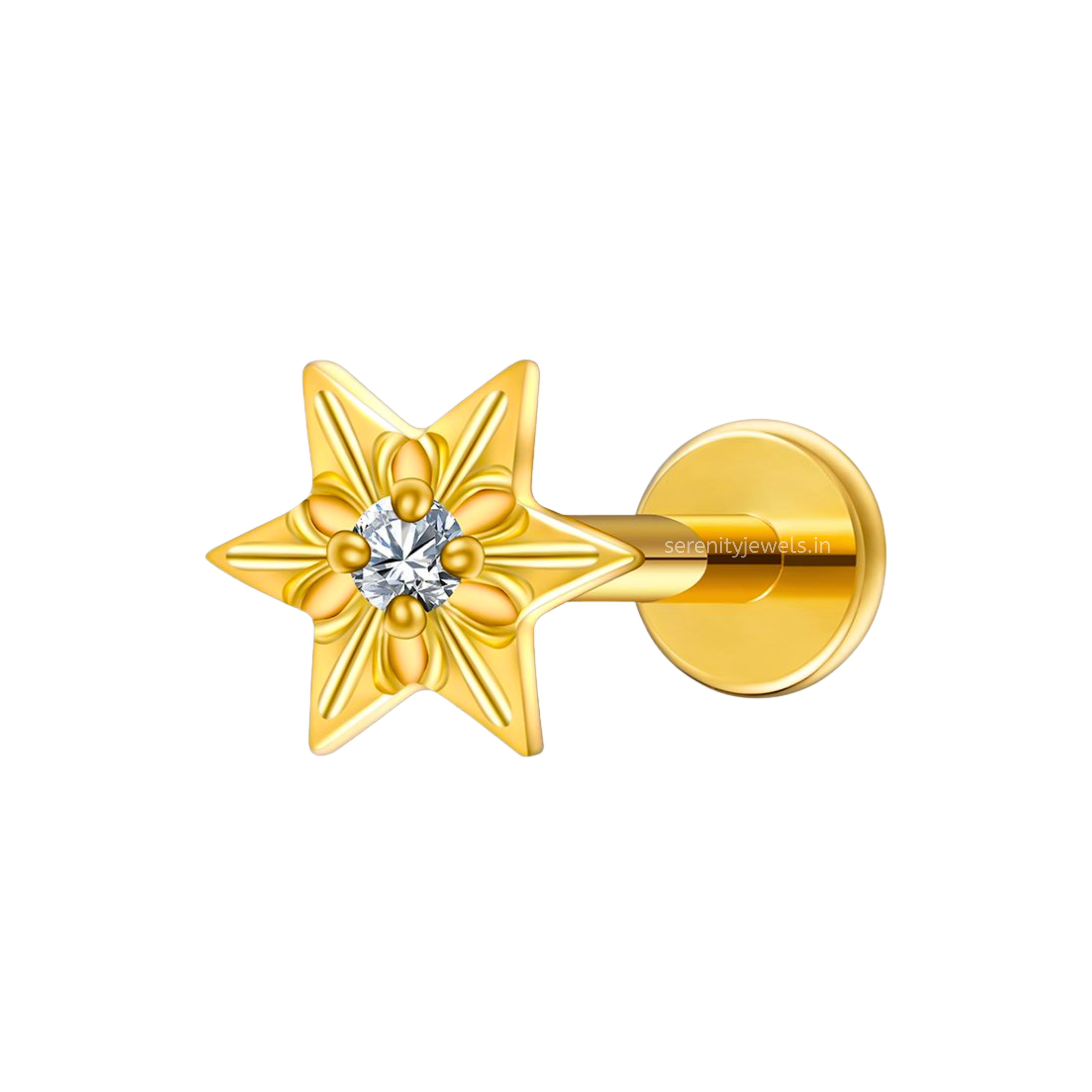 Ignis Titanium Flat Studs - PAIR