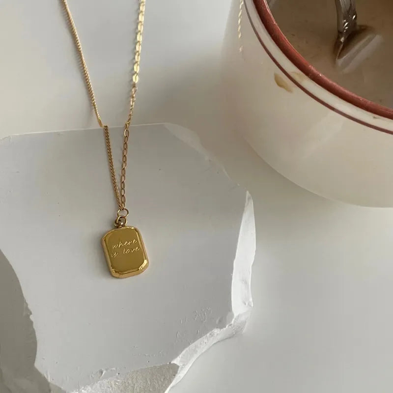 Where is love pendant necklace