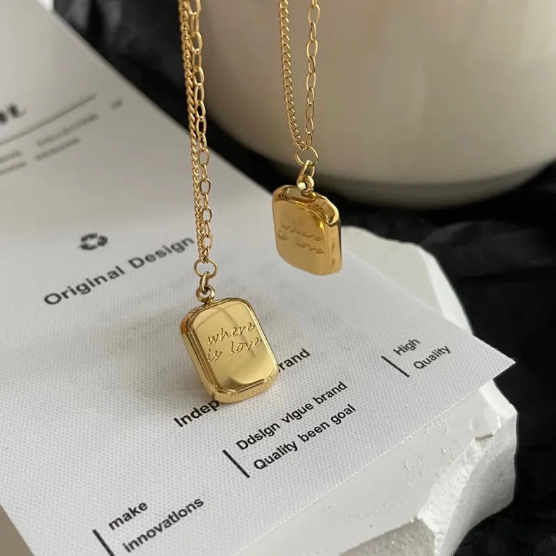 Where is love pendant necklace