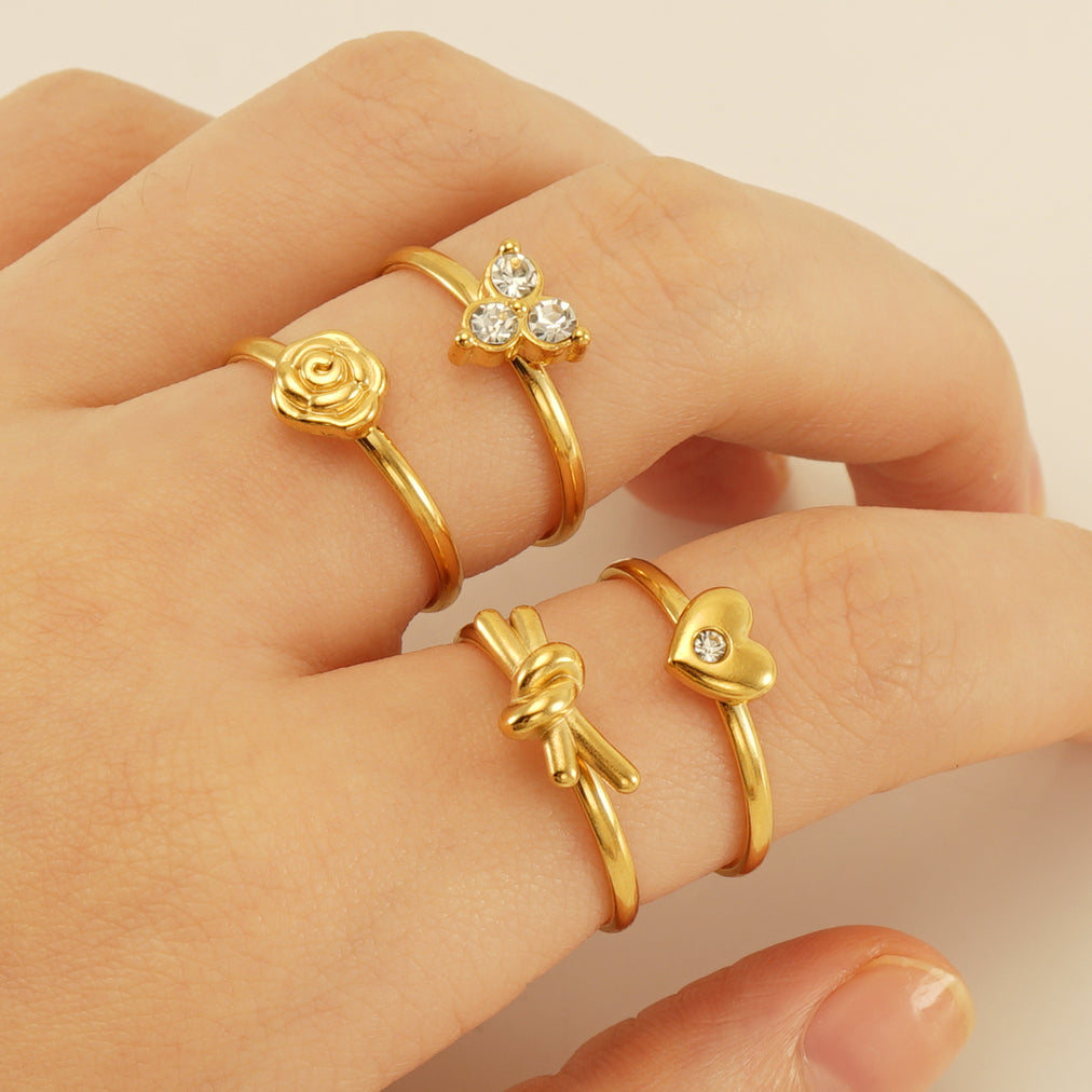 Rose Adjustable Ring