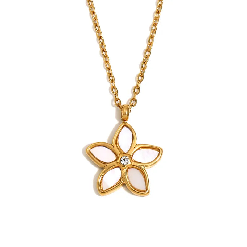 Stephanie Flower Necklace