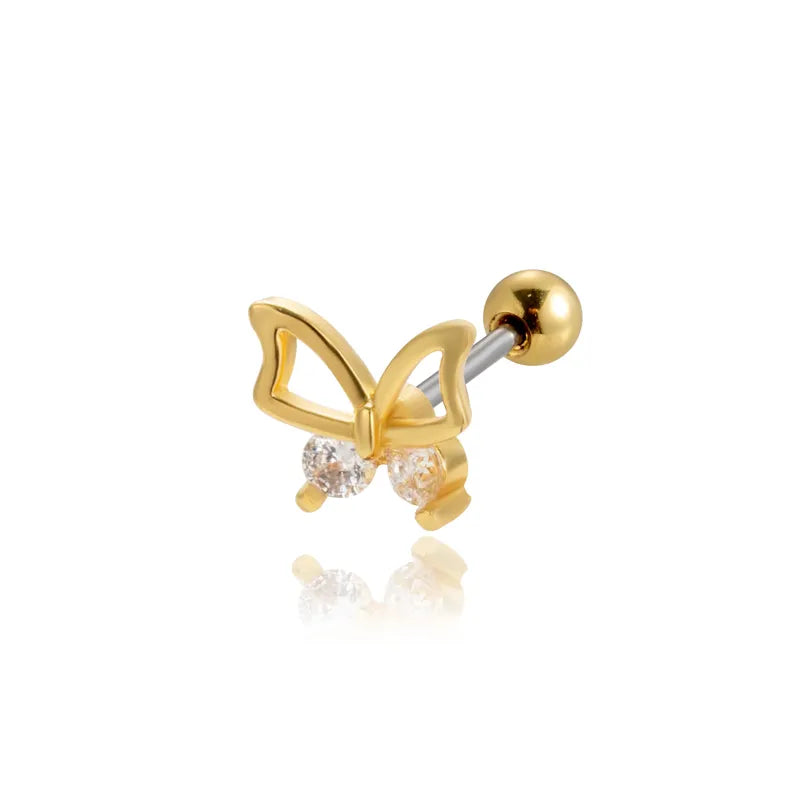 Ozak Butterfly Studs - Pair