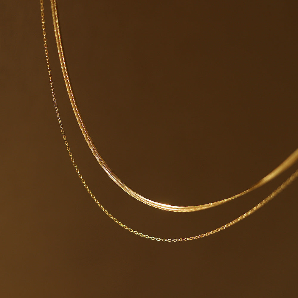 Quinn Double Layered Necklace Serenity Jewels