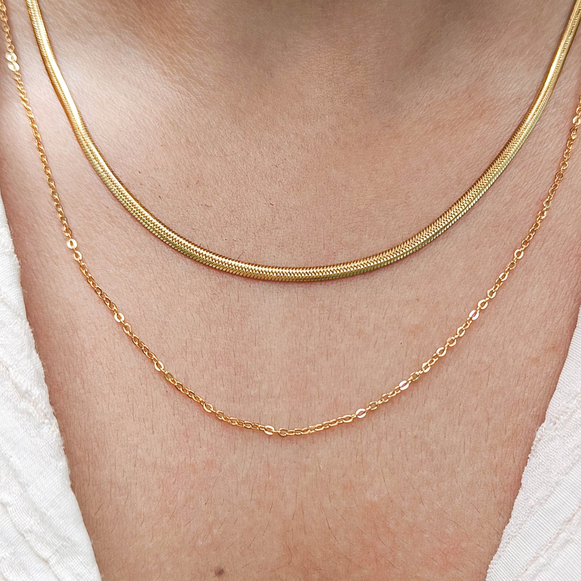 Quinn Double Layered Necklace Serenity Jewels