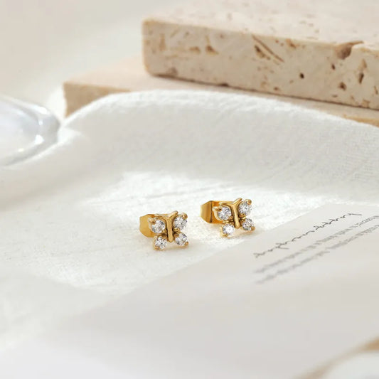 Rhea Butterfly Studs