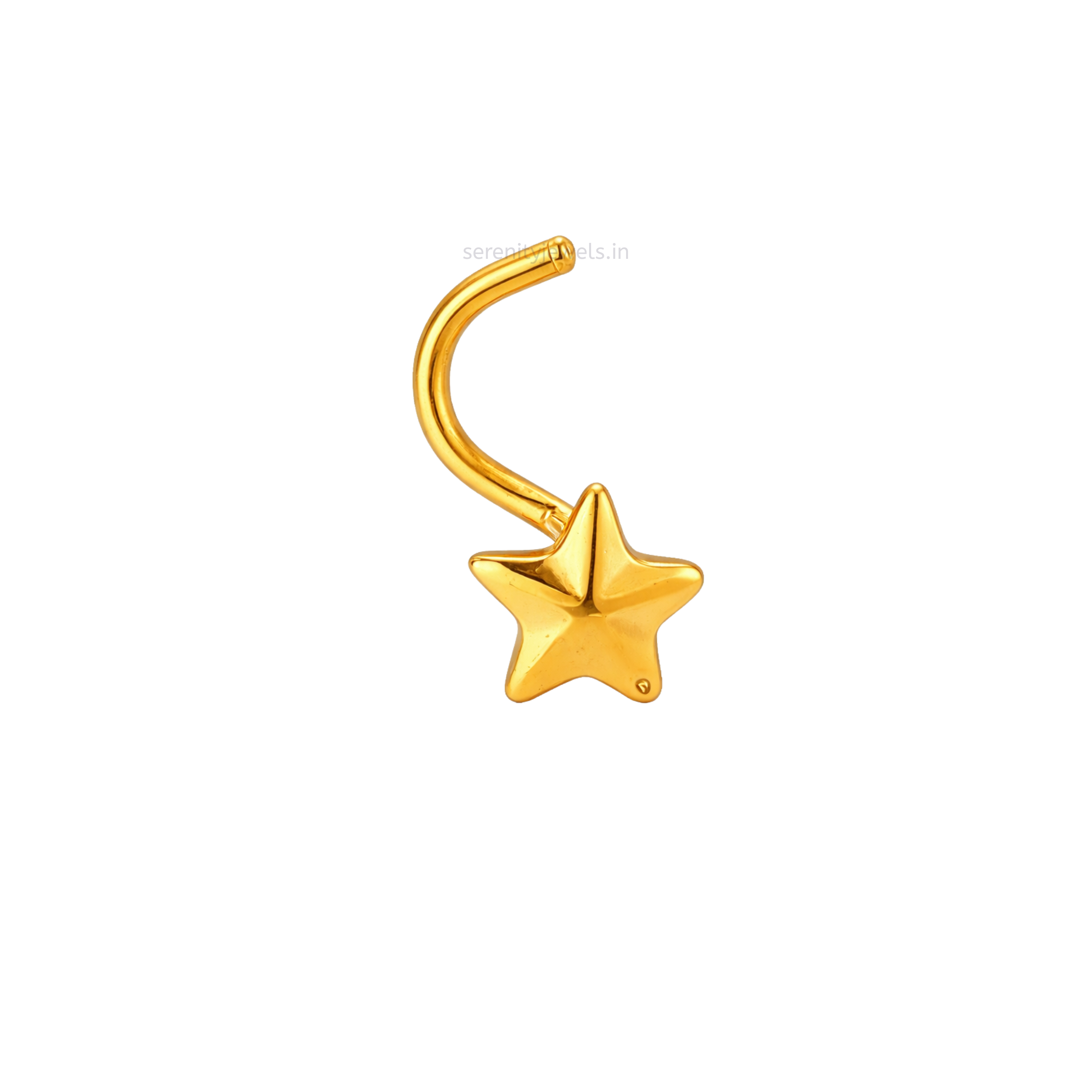 Simple Star Nose Stud