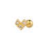 Small v studs - Pair 1 Serenity Jewels