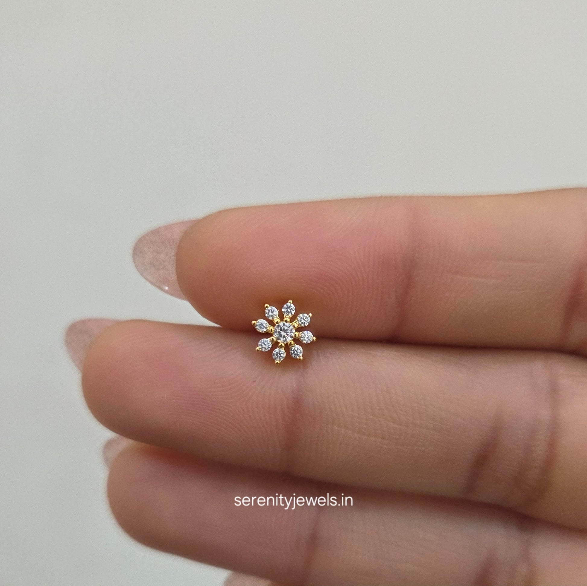 Sunflower studs - Pair