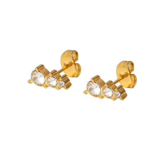 Faith zircon studs