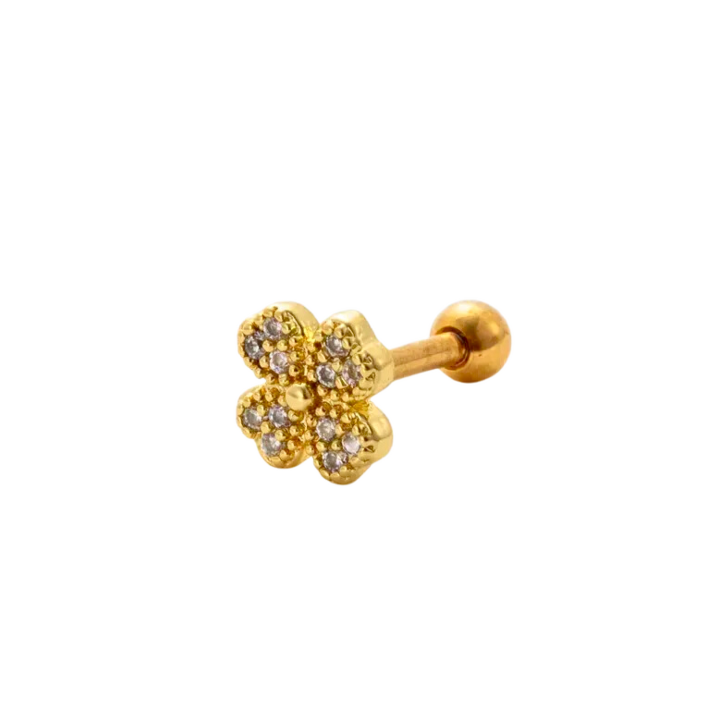 Lucky Clover Studs - Pair