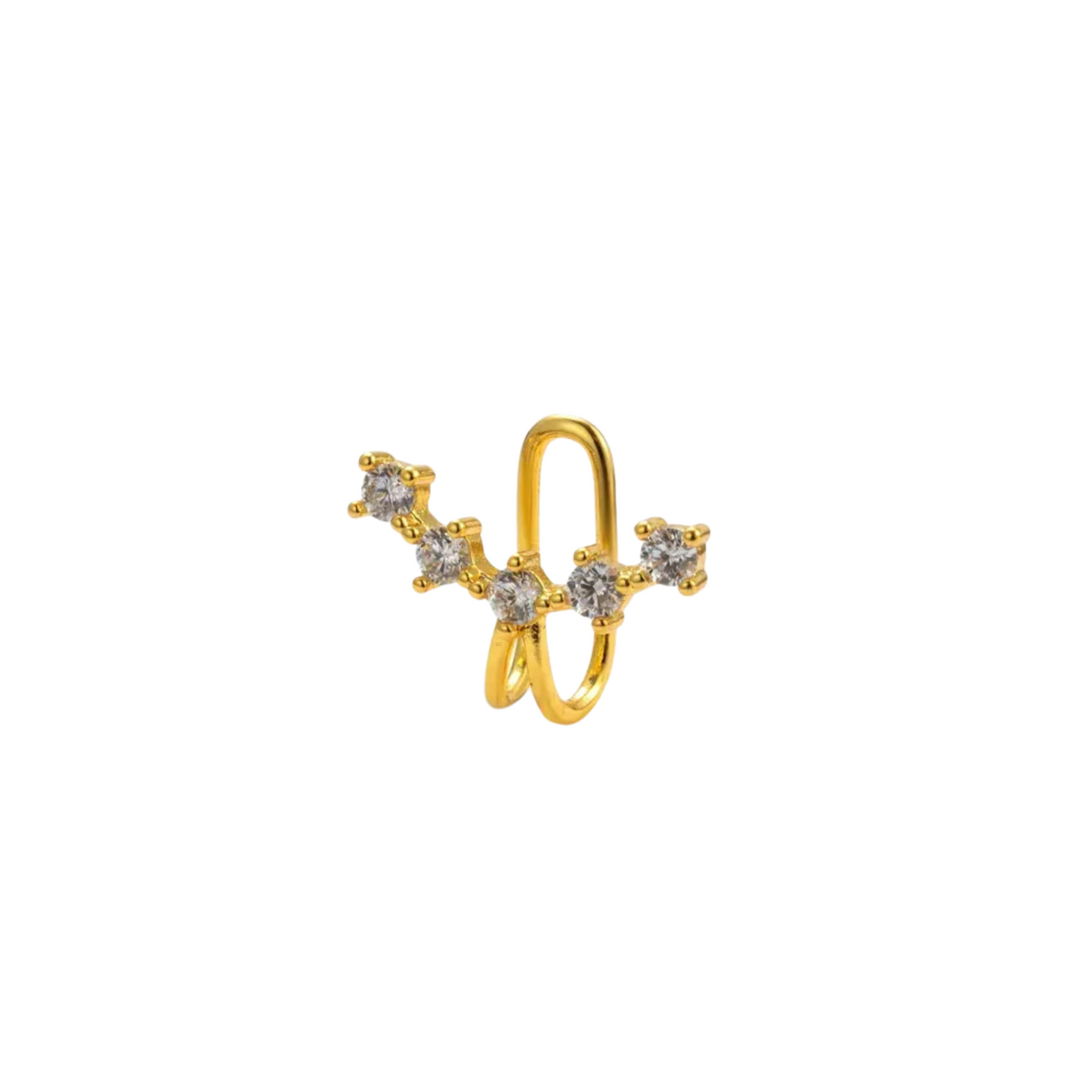 Gemma long ear cuff - Single