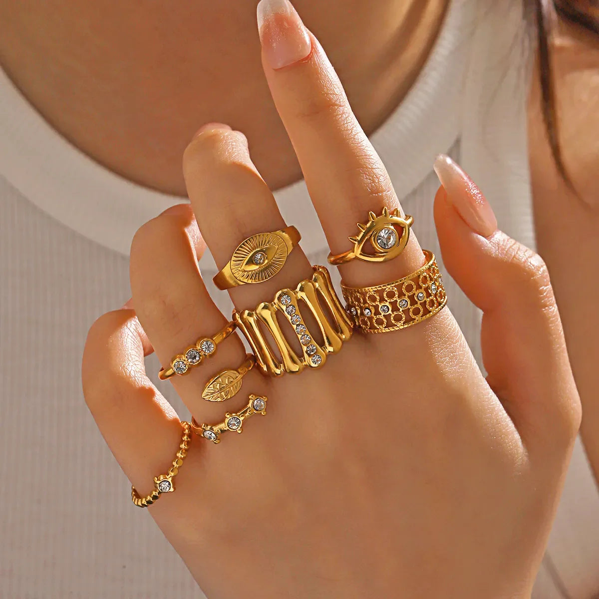 Crown Open Ring