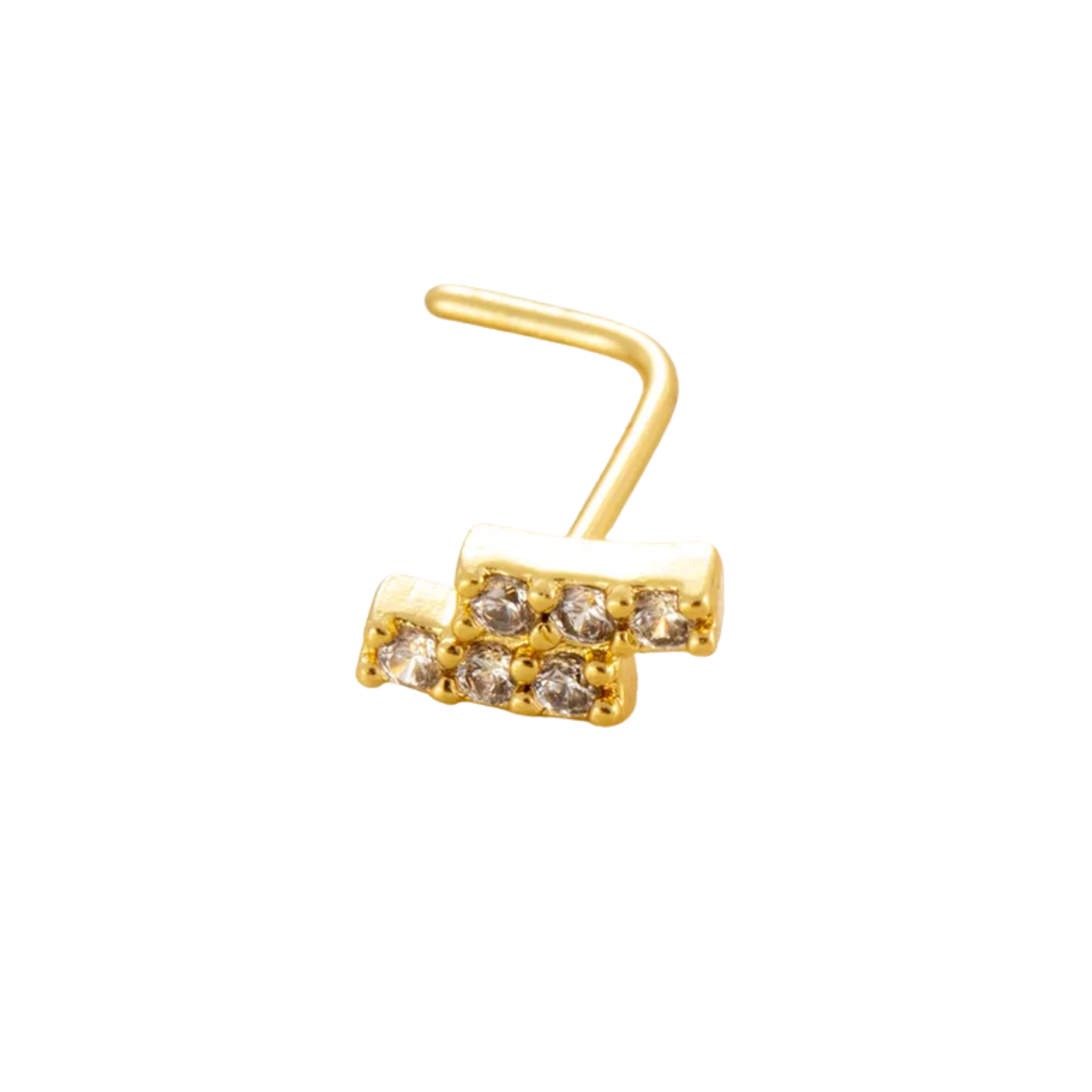 Zig-Zag Nose Stud