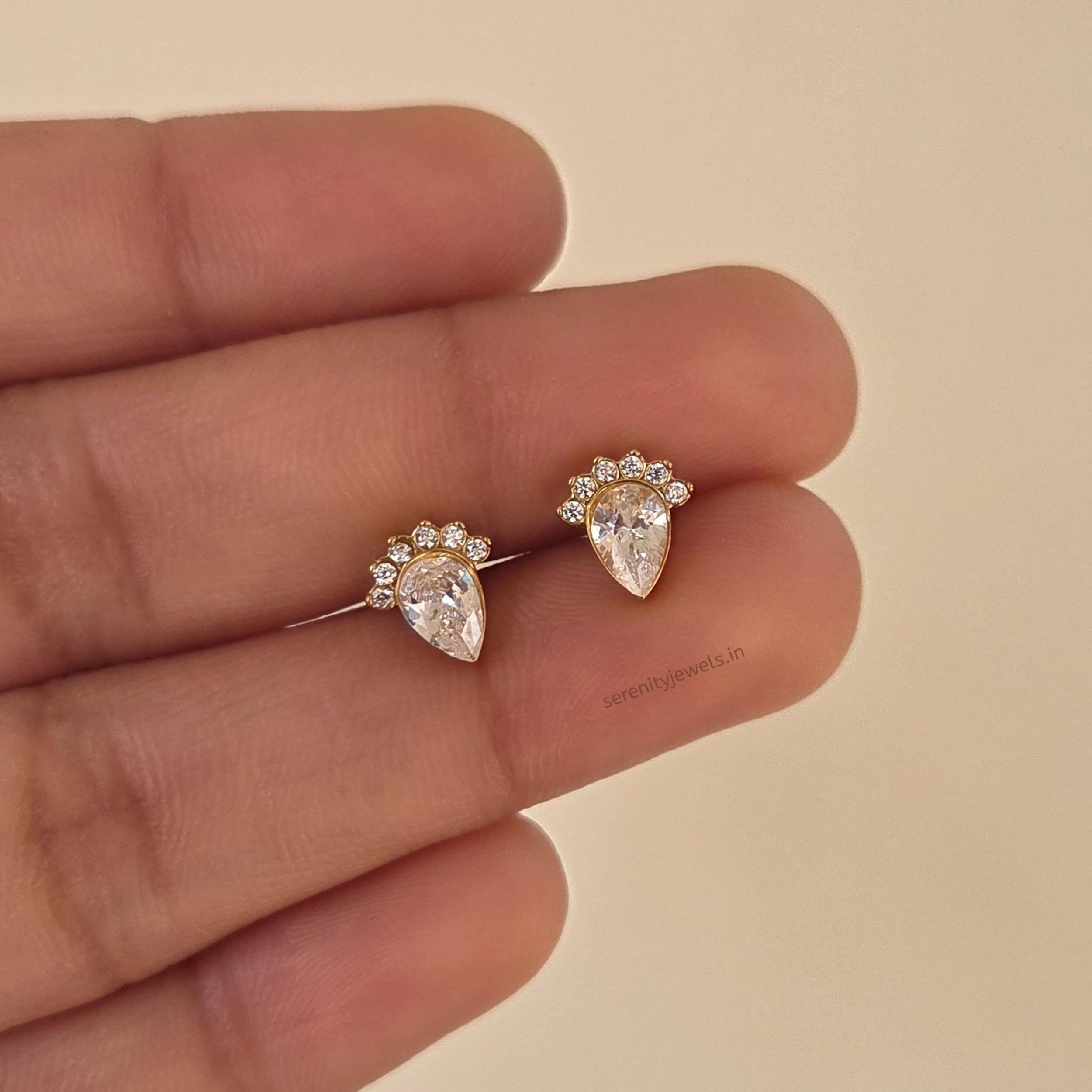 Bastion Flat Studs - PAIR