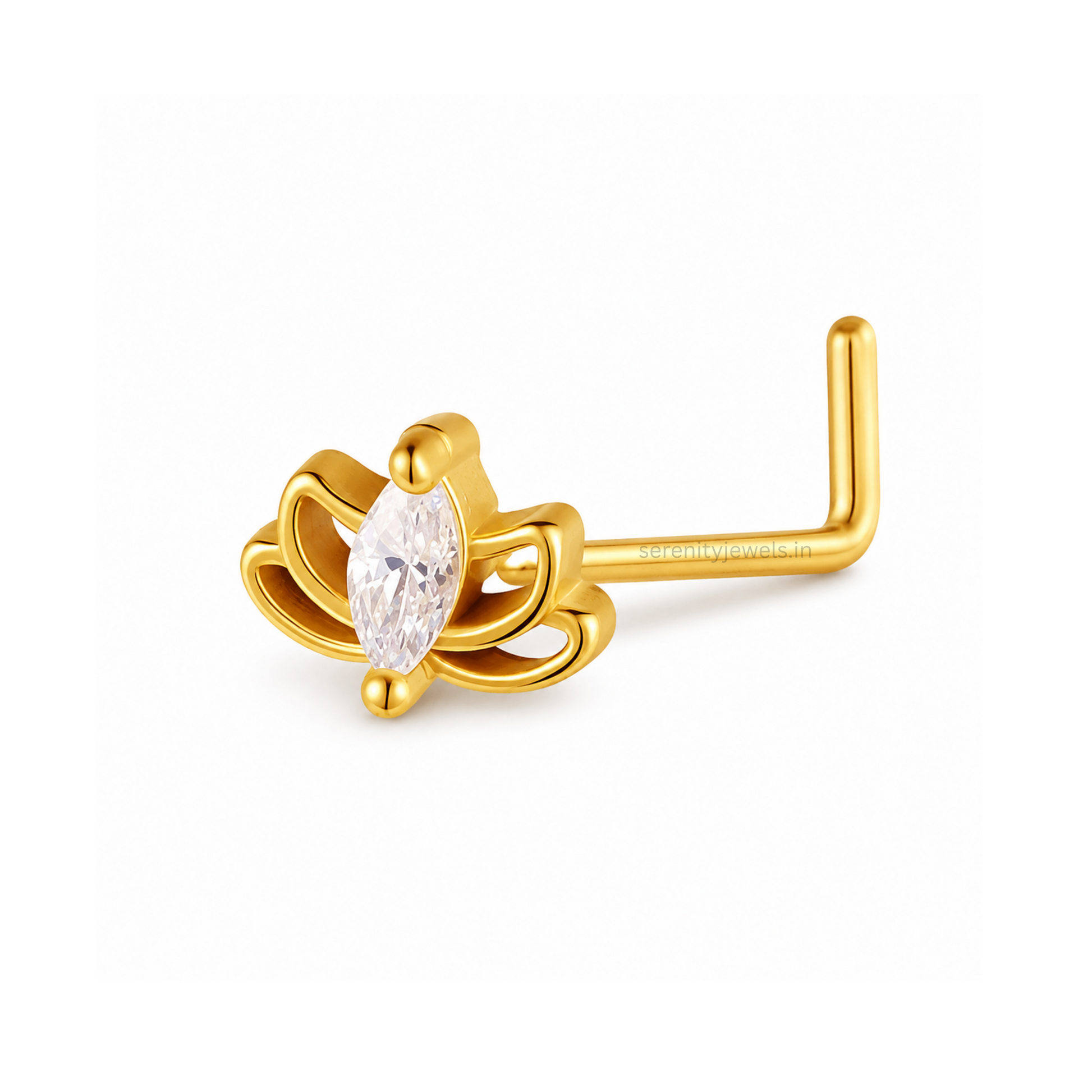 Blossom Marquise Nose Stud - SINGLE