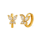 Butterfly Ear Hoops
