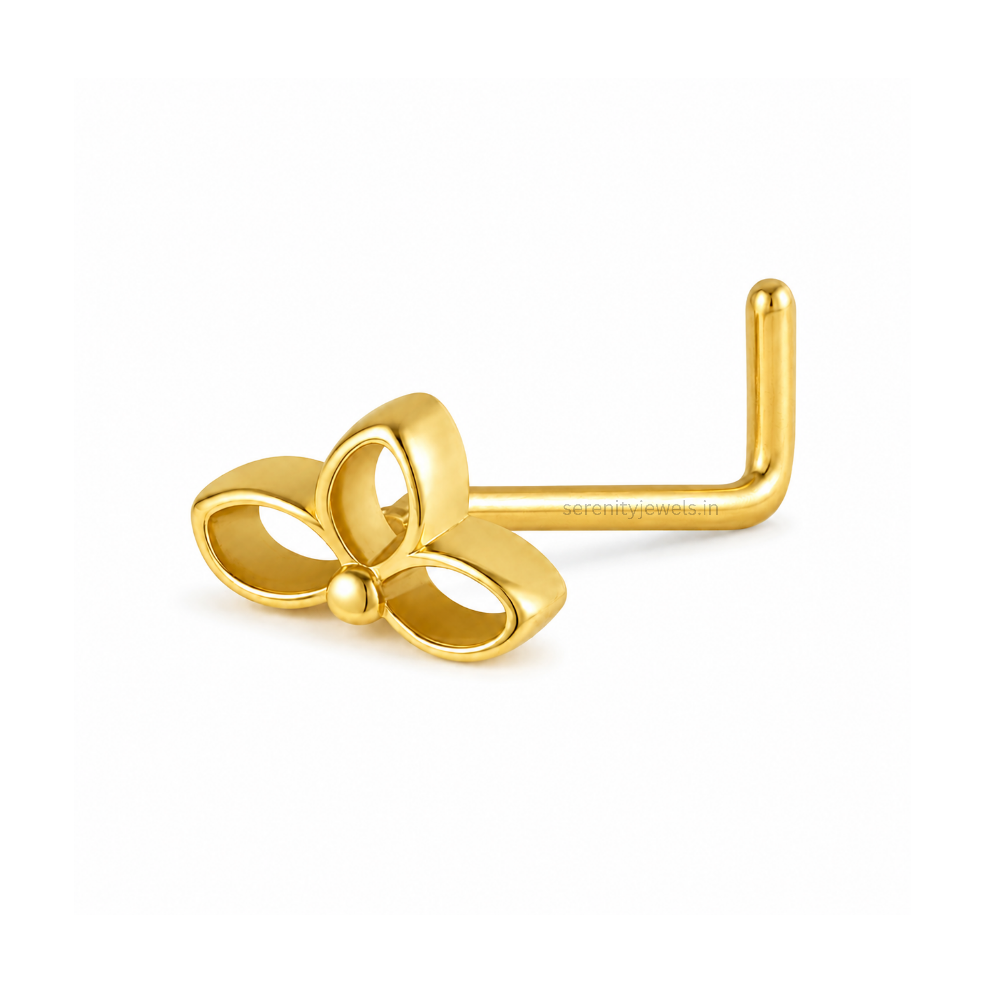 Celeste Petal Nose Stud - SINGLE