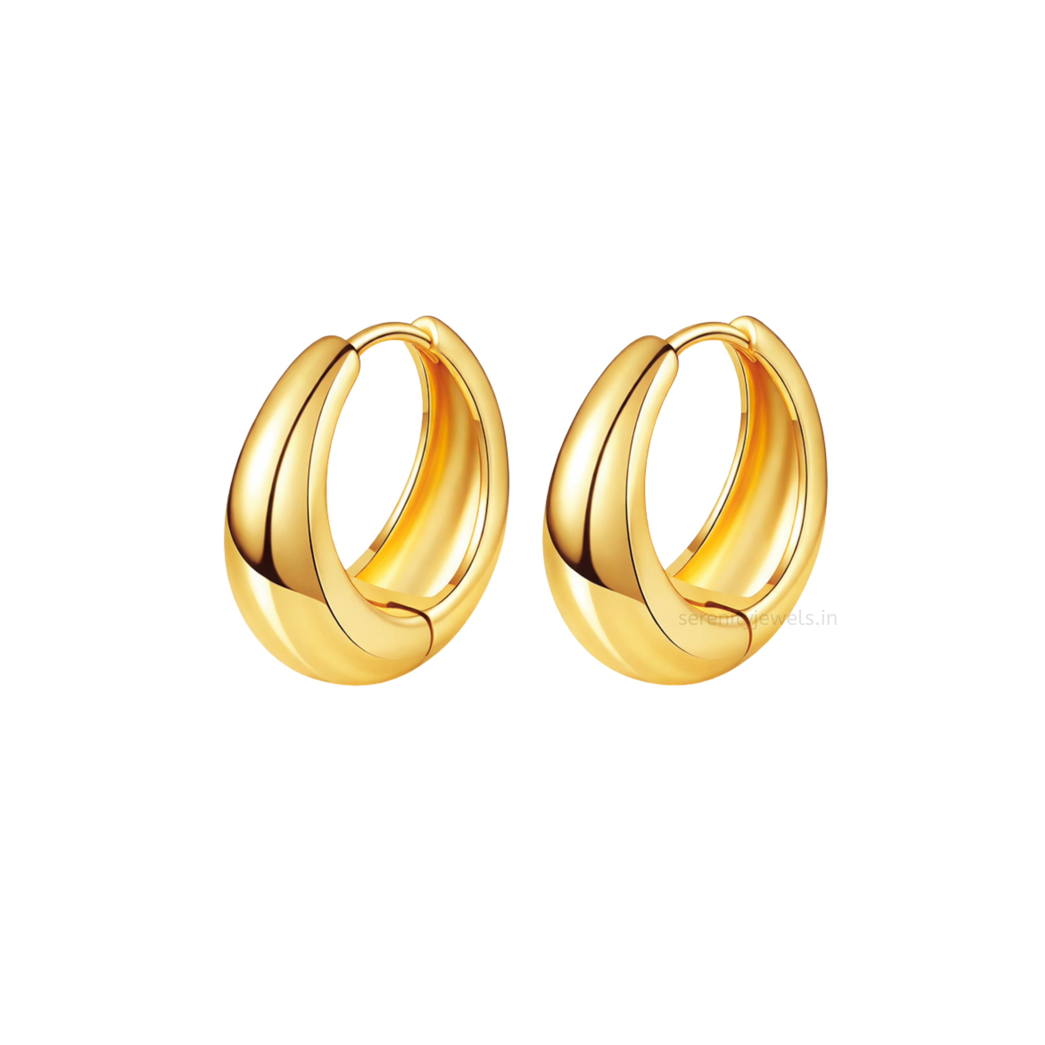 Chunky Small Hoops - Pair