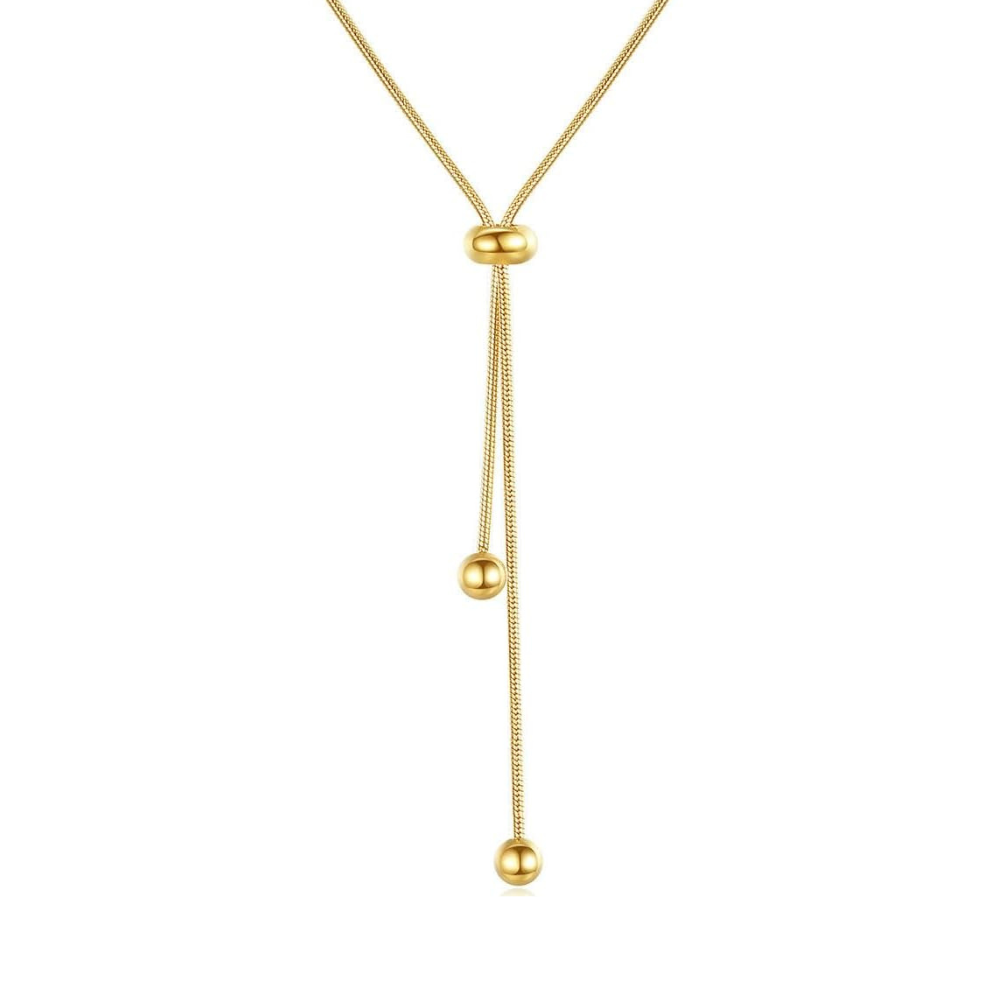Dangling Ball Adjustable Necklace