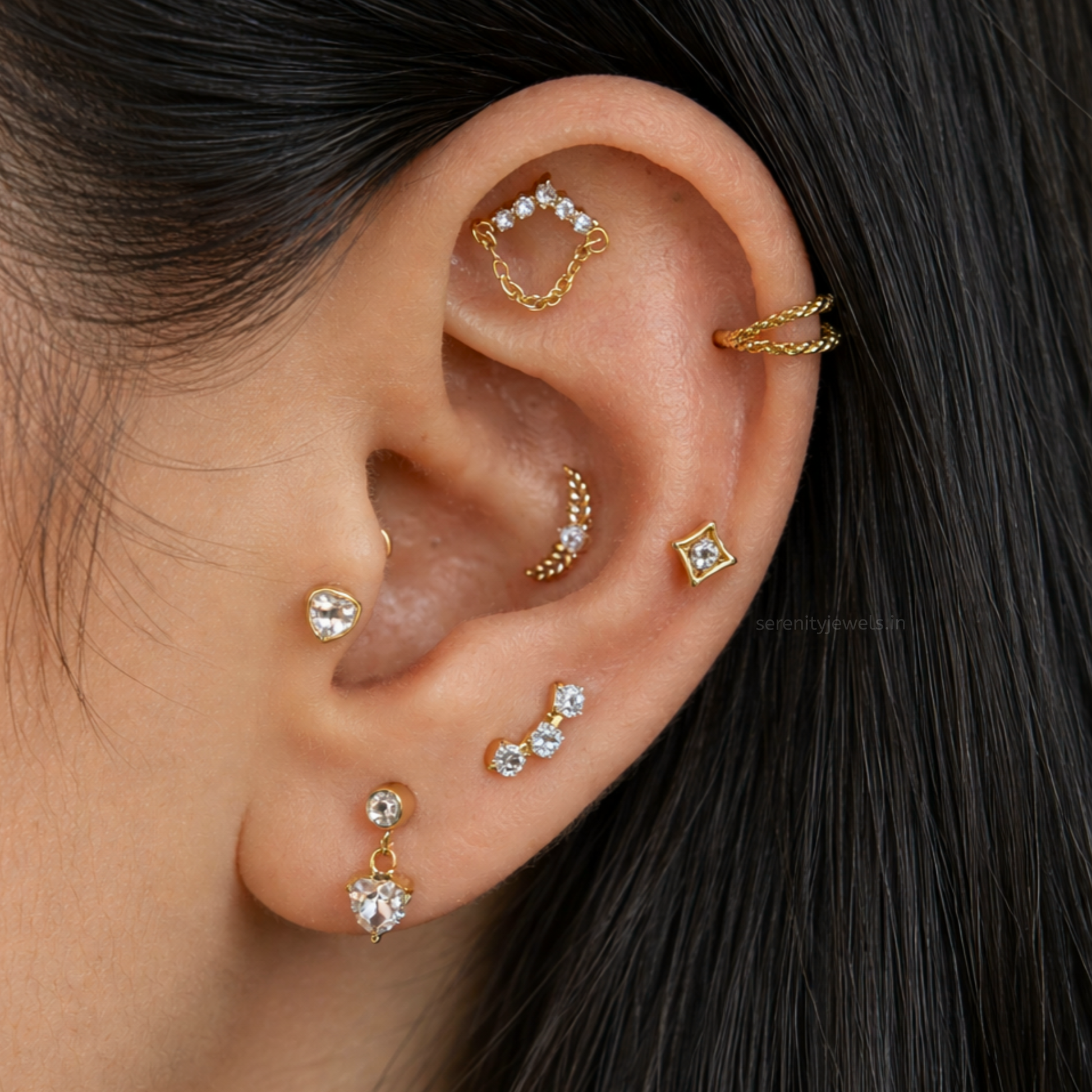 Snitch Flat Studs - PAIR