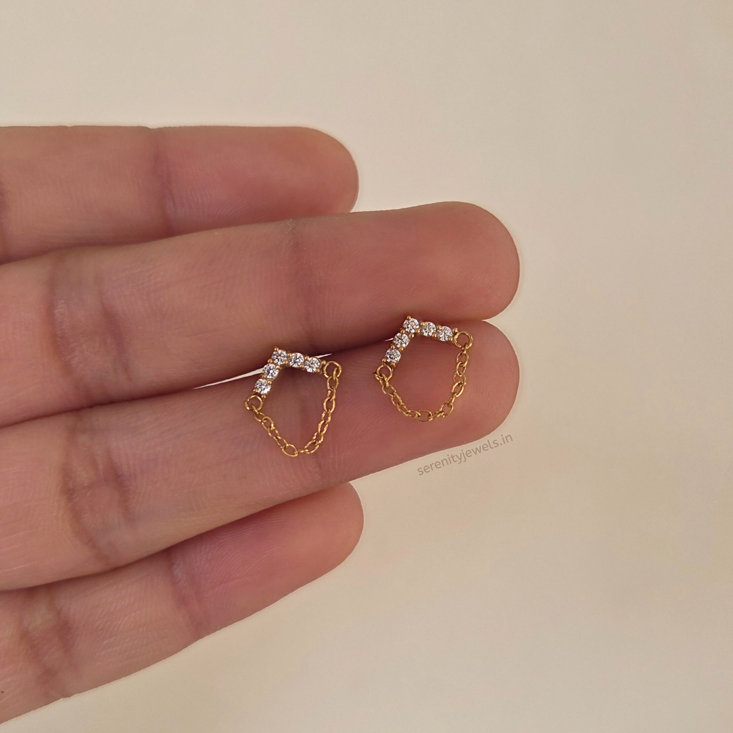 Drip Halo Flat Studs - PAIR