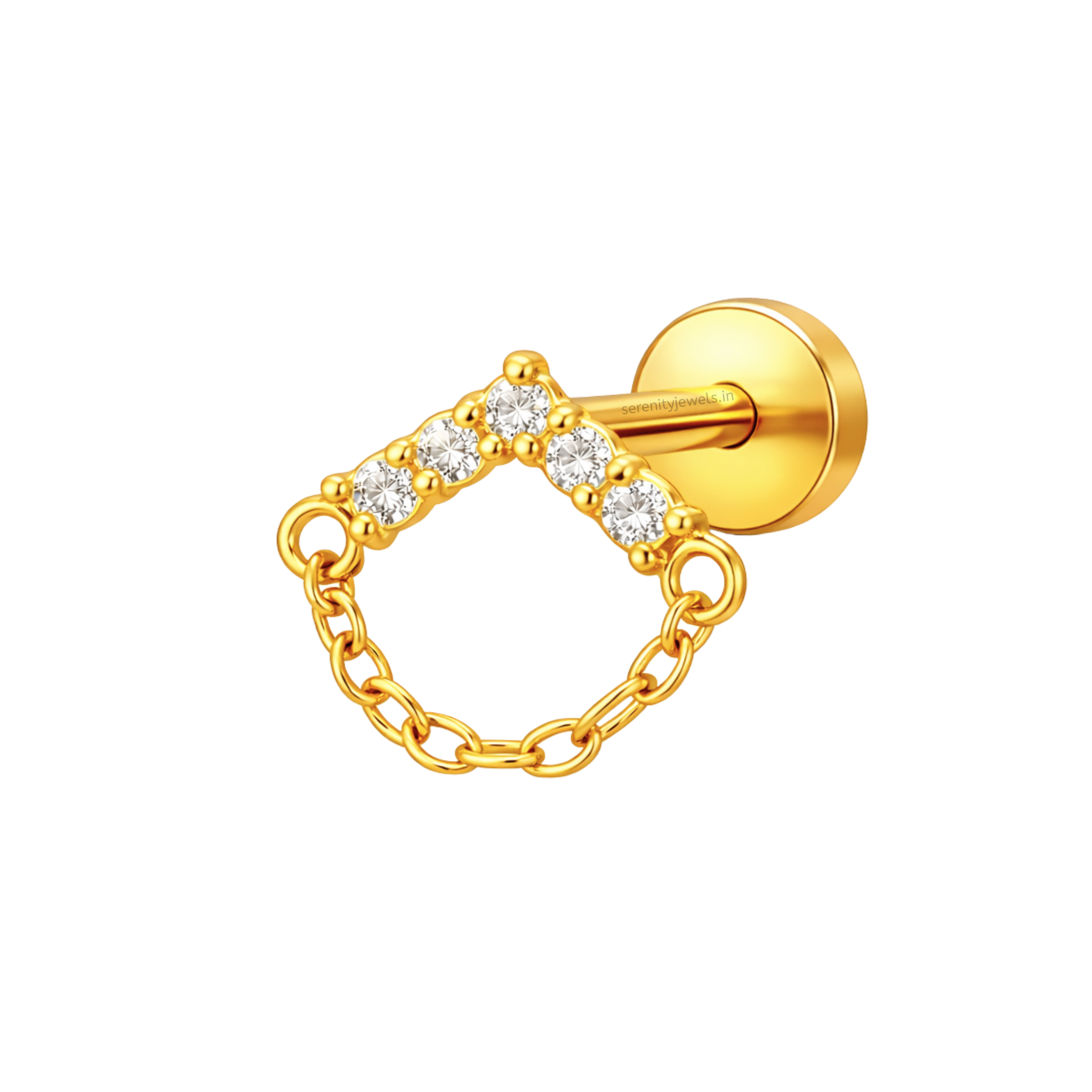 Drip Halo Flat Studs - PAIR