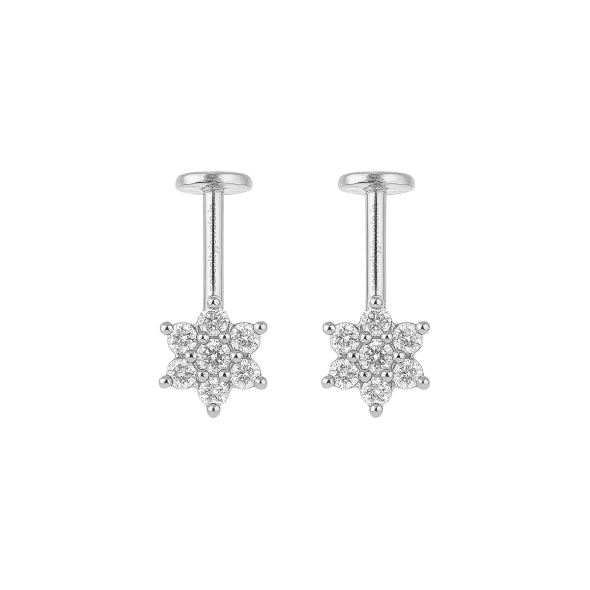 Flower Bugadi Studs - PAIR