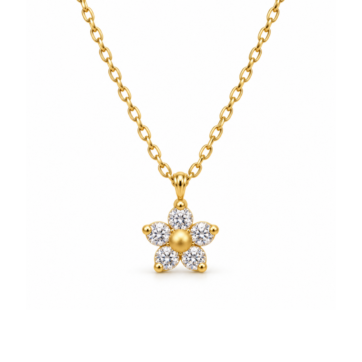 Flower Pendant Necklace