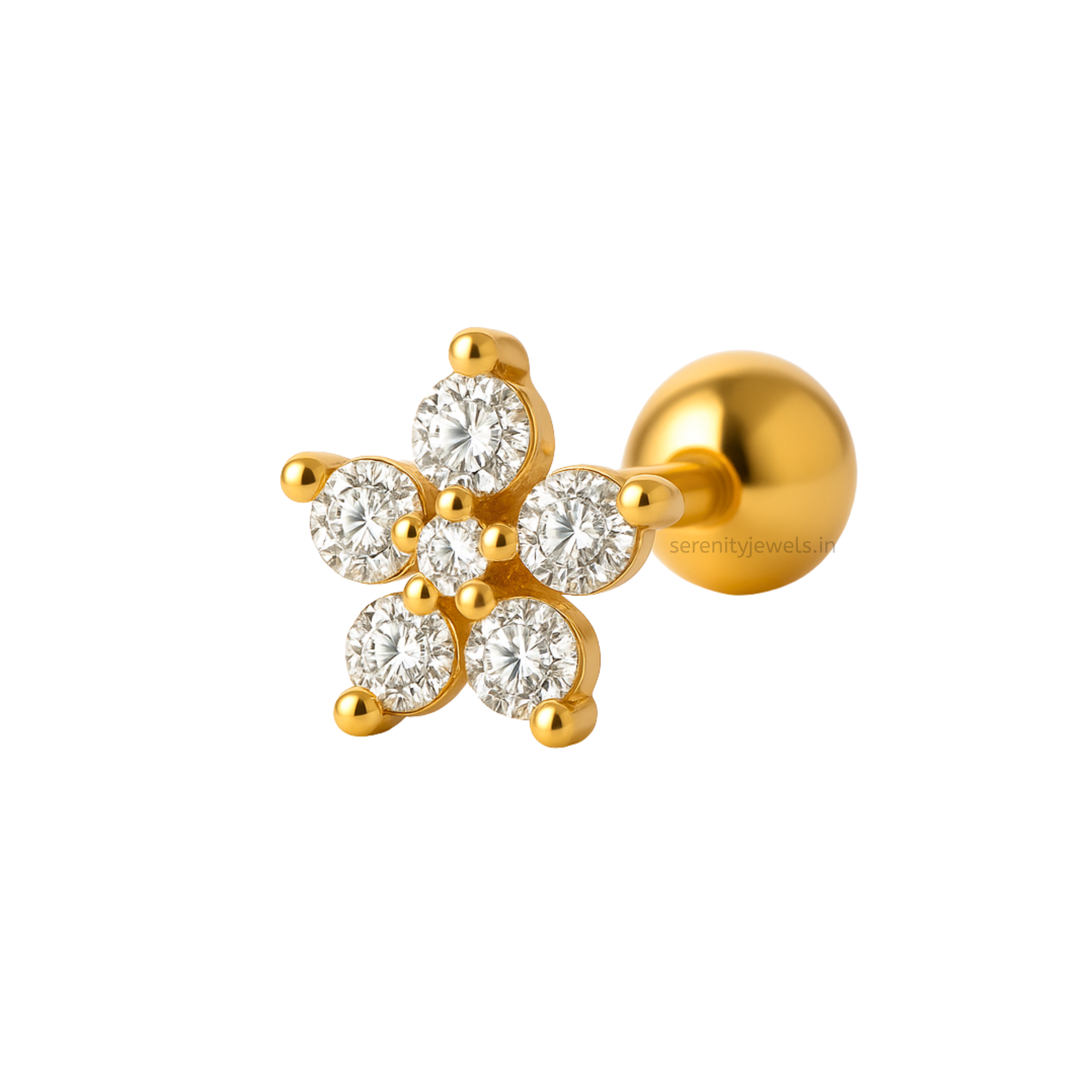 Flower studs - Pair
