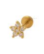 Flower Flat Studs - PAIR