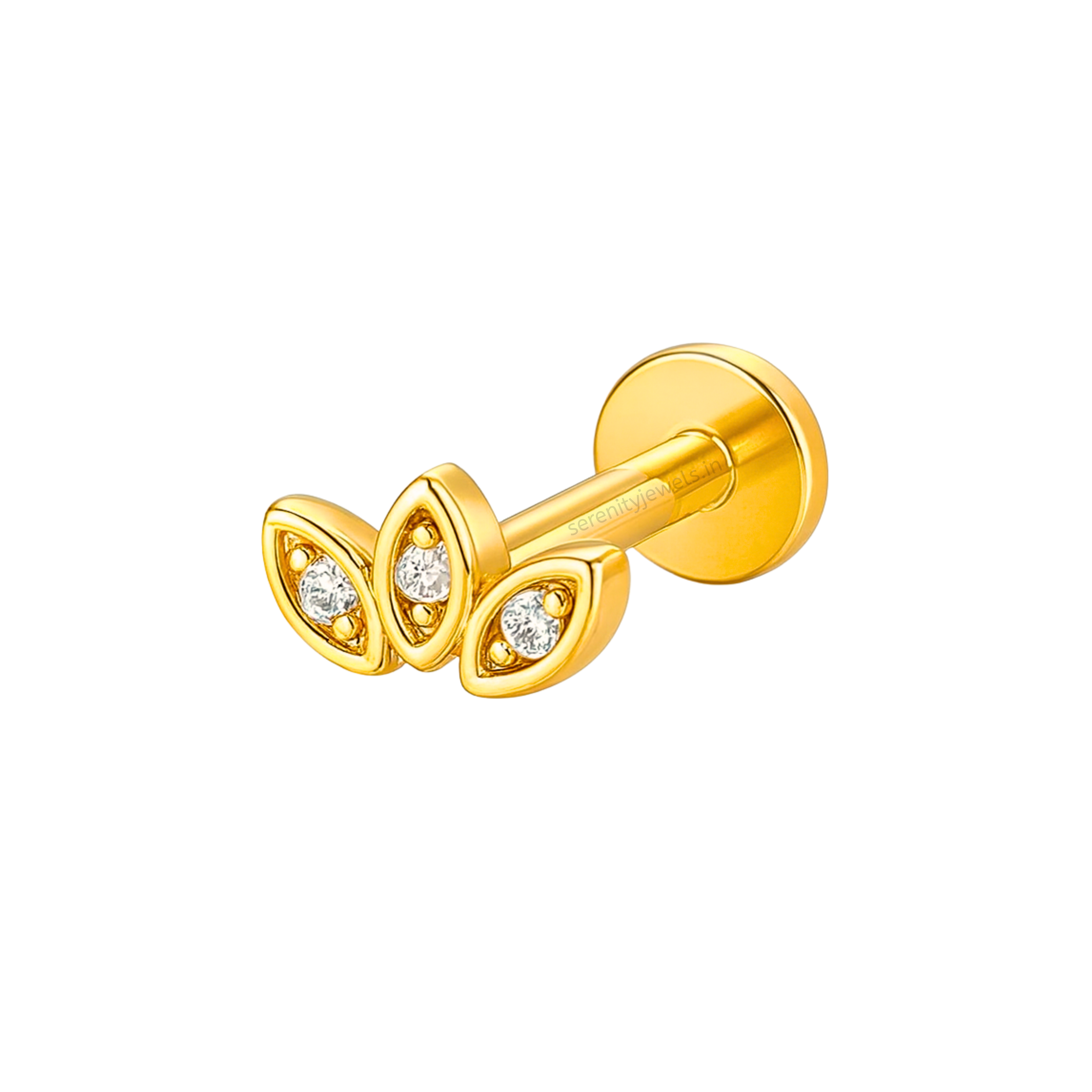 Iva Flat Studs - PAIR