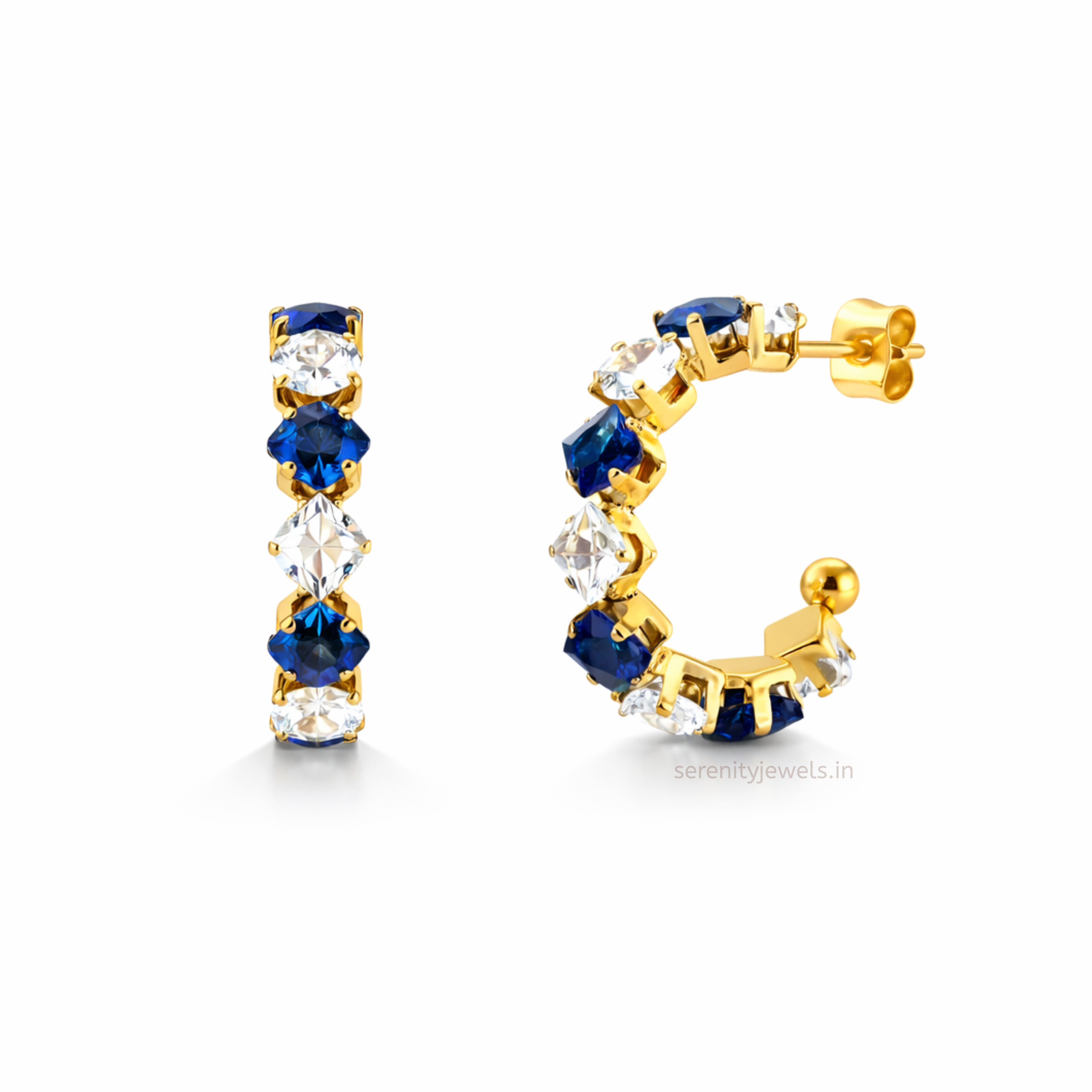 Luna Midnight Hoops -  PAIR