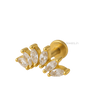 Margery Flat Studs - PAIR