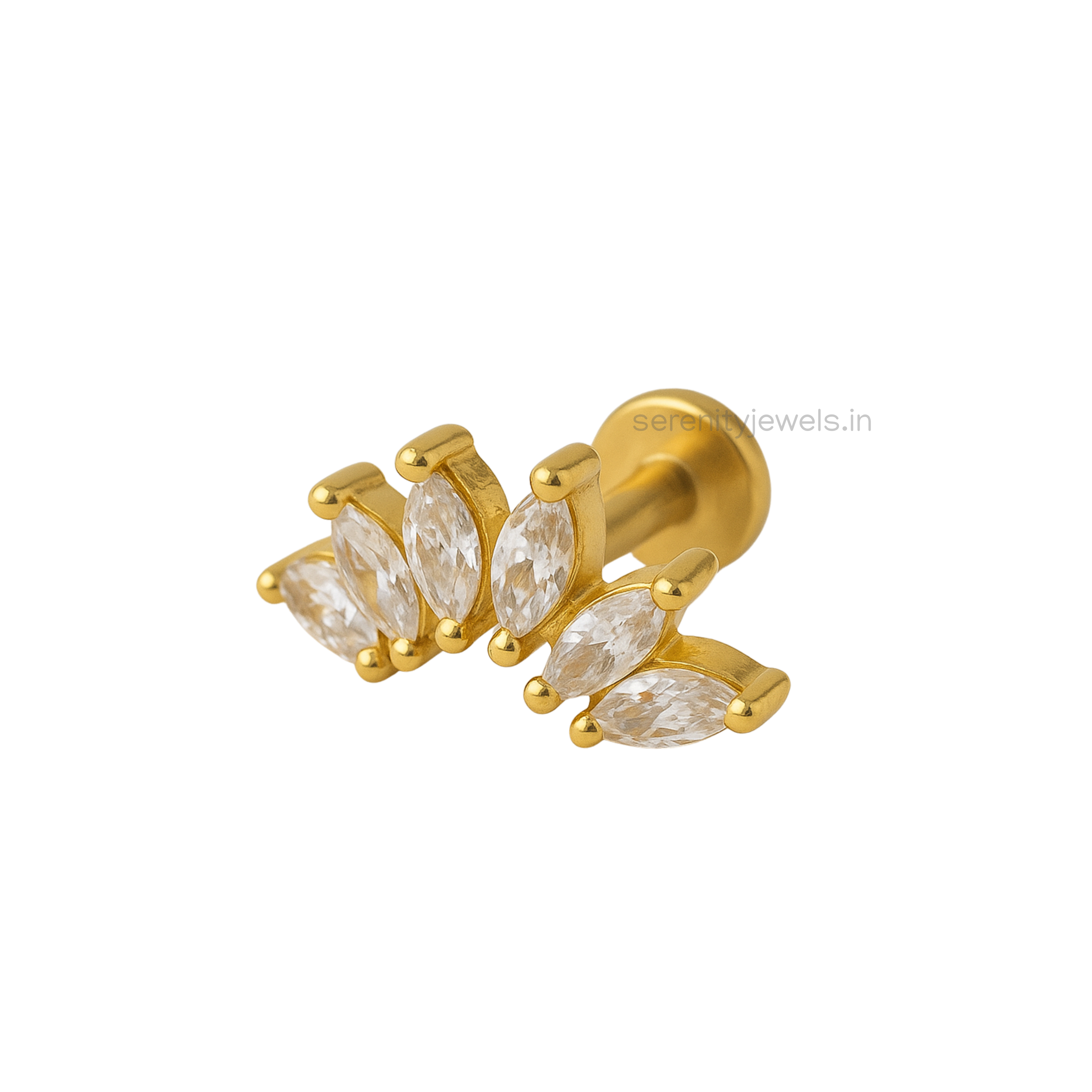 Margery Flat Studs - PAIR