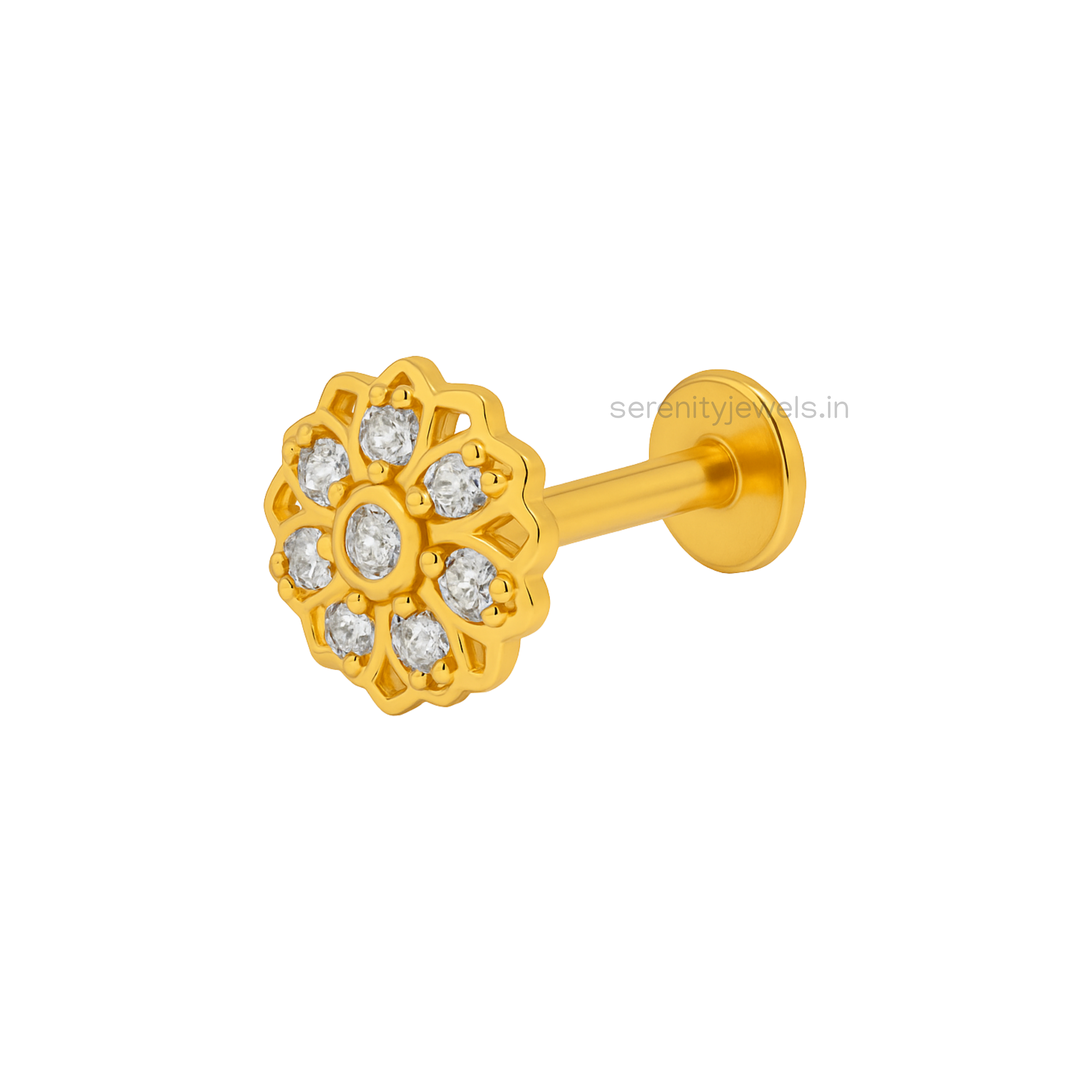 Mariegold Flat Studs - PAIR
