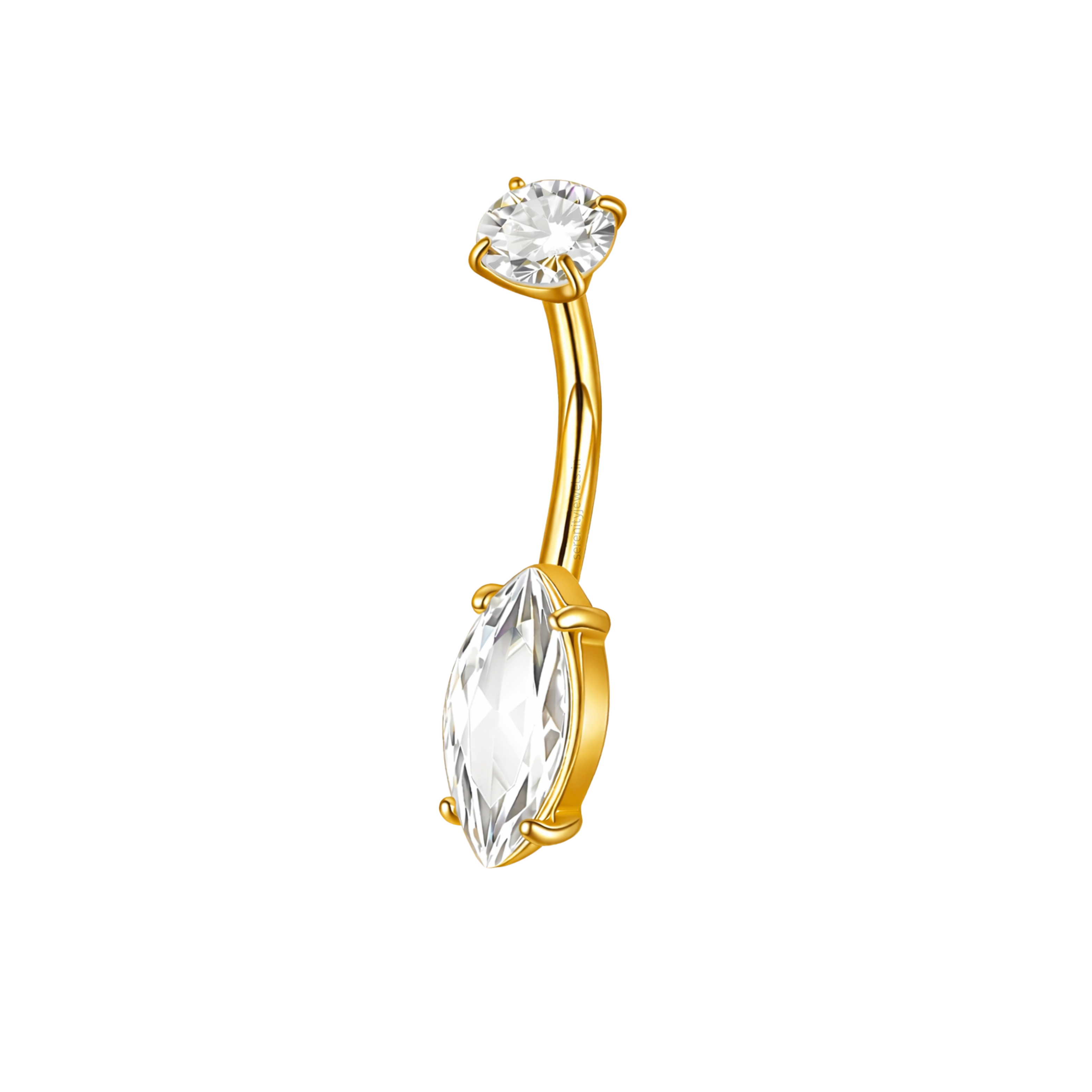 Marquise Belly Stud - SINGLE